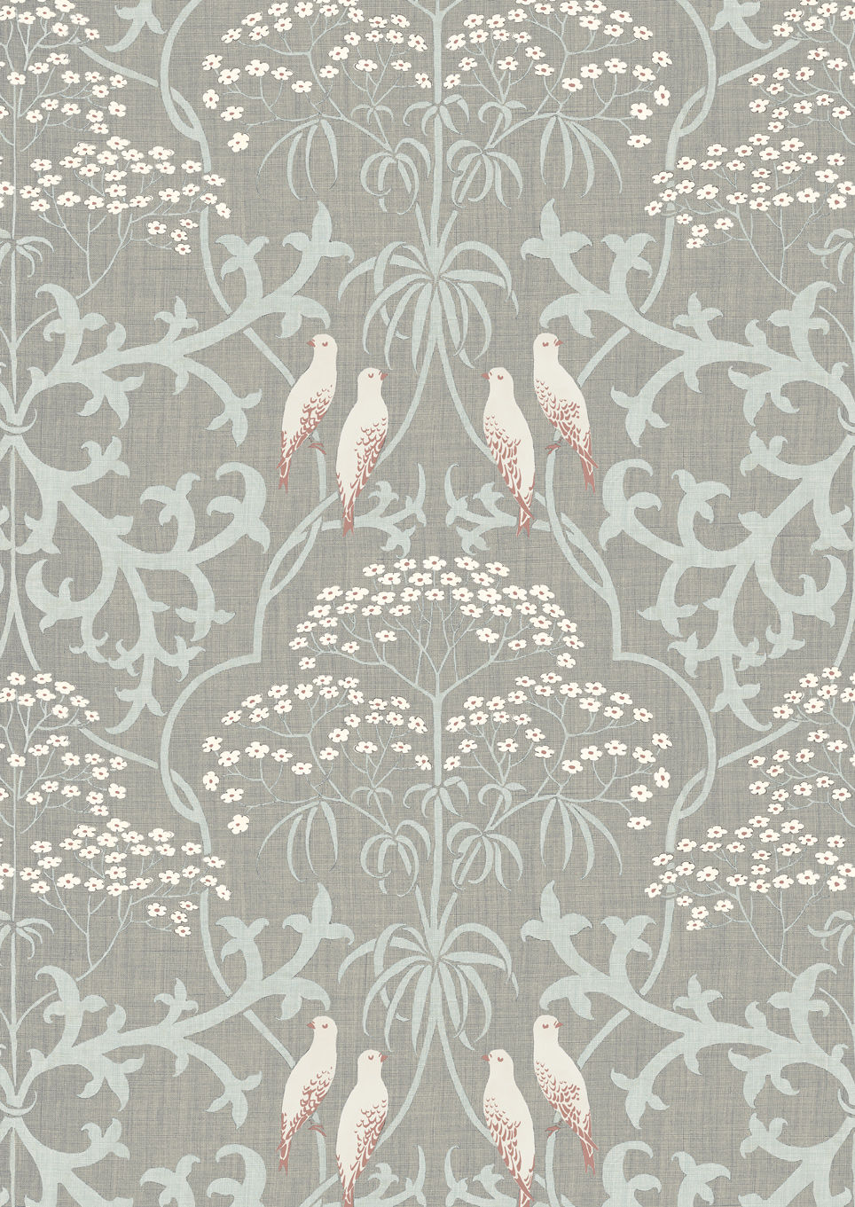 Bella Wallpaper - Brown - Lewis & Wood