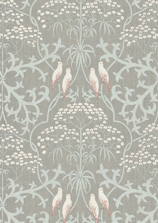 Bella Wallpaper - Brown - Lewis & Wood