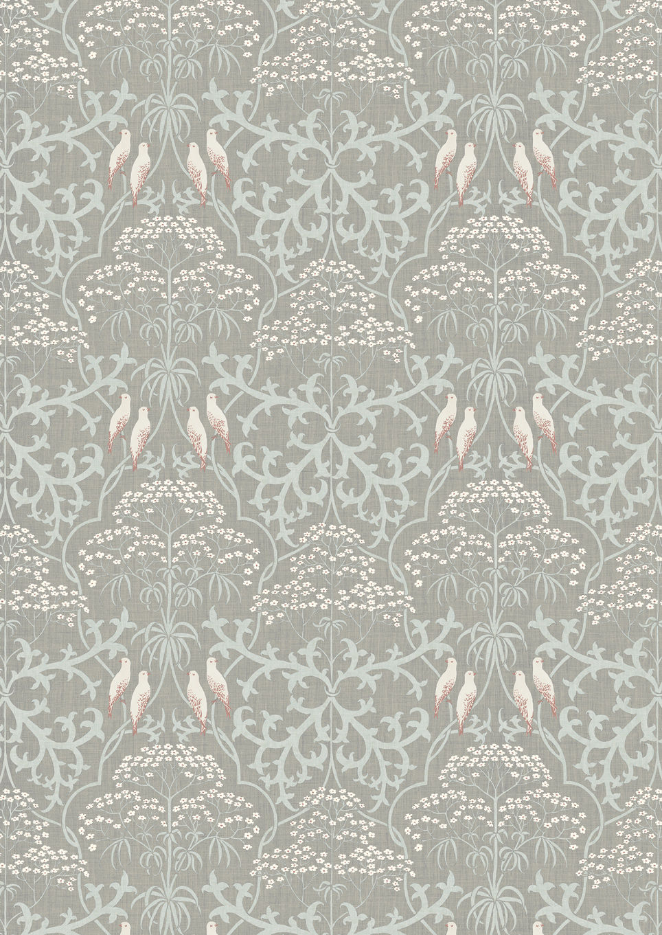 Bella Wallpaper - Brown - Lewis & Wood