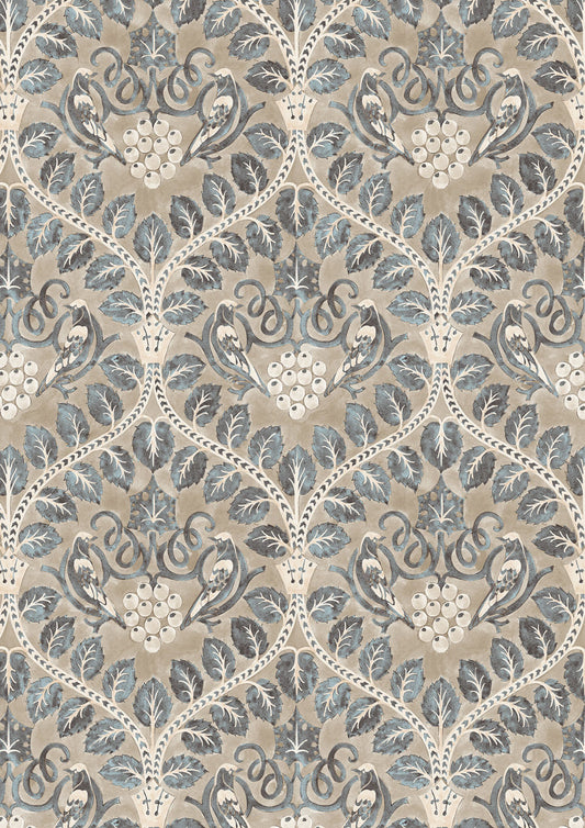 Berry Brothers Wallpaper - Blue - Lewis & Wood