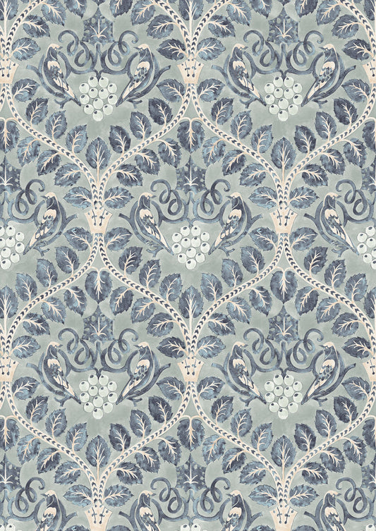 Berry Brothers Wallpaper - Blue - Lewis & Wood