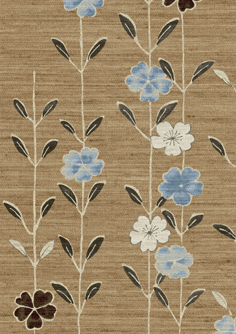 Blossom Blue Ginger Wallpaper
