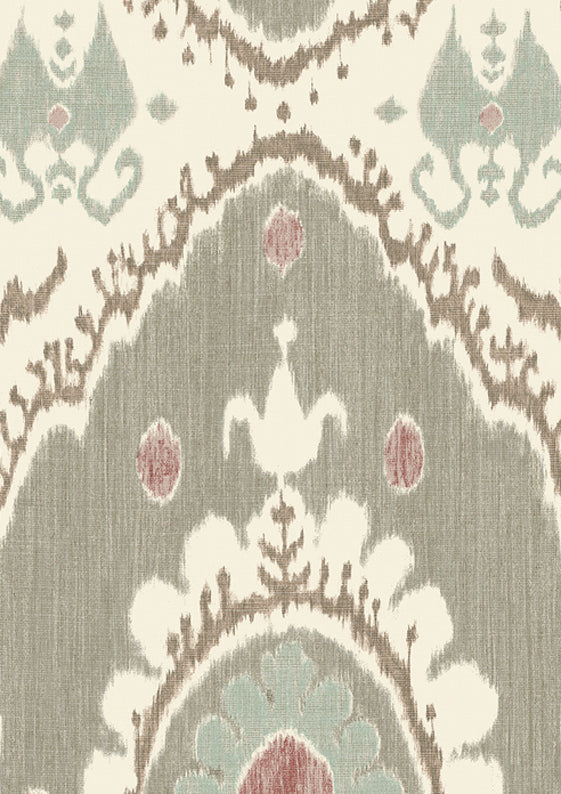 Bukhara Room Wallpaper - Gray