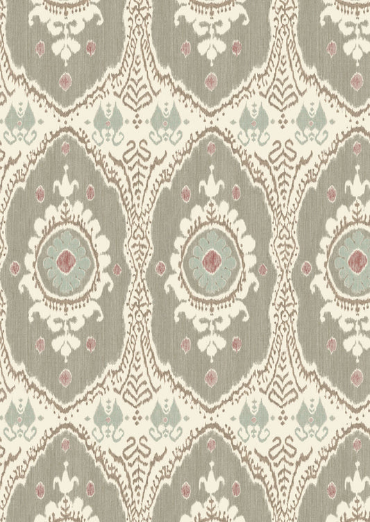 Bukhara Wallpaper - Gray - Lewis & Wood