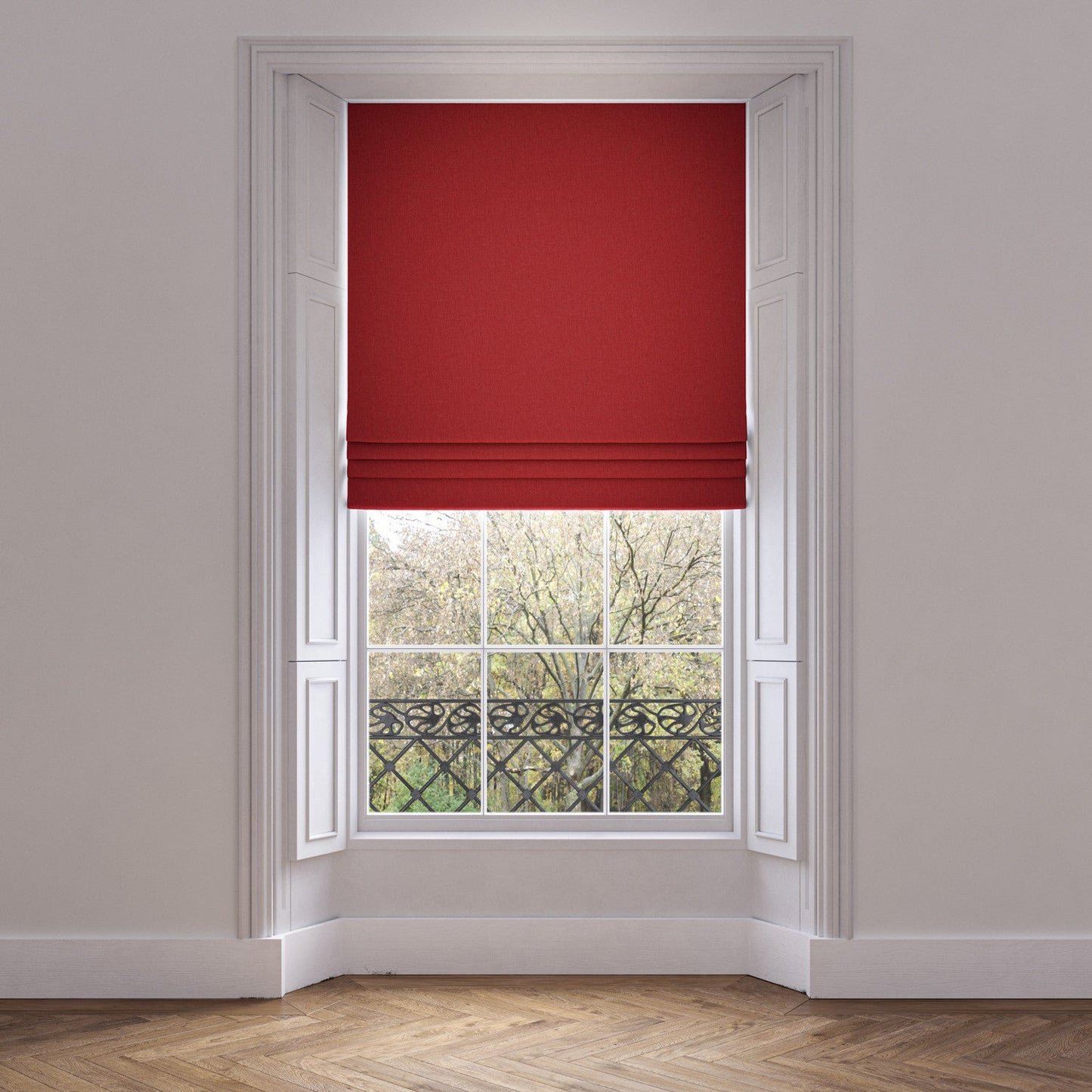 CAMPBELL Crimson Woven Fabric - Warner House