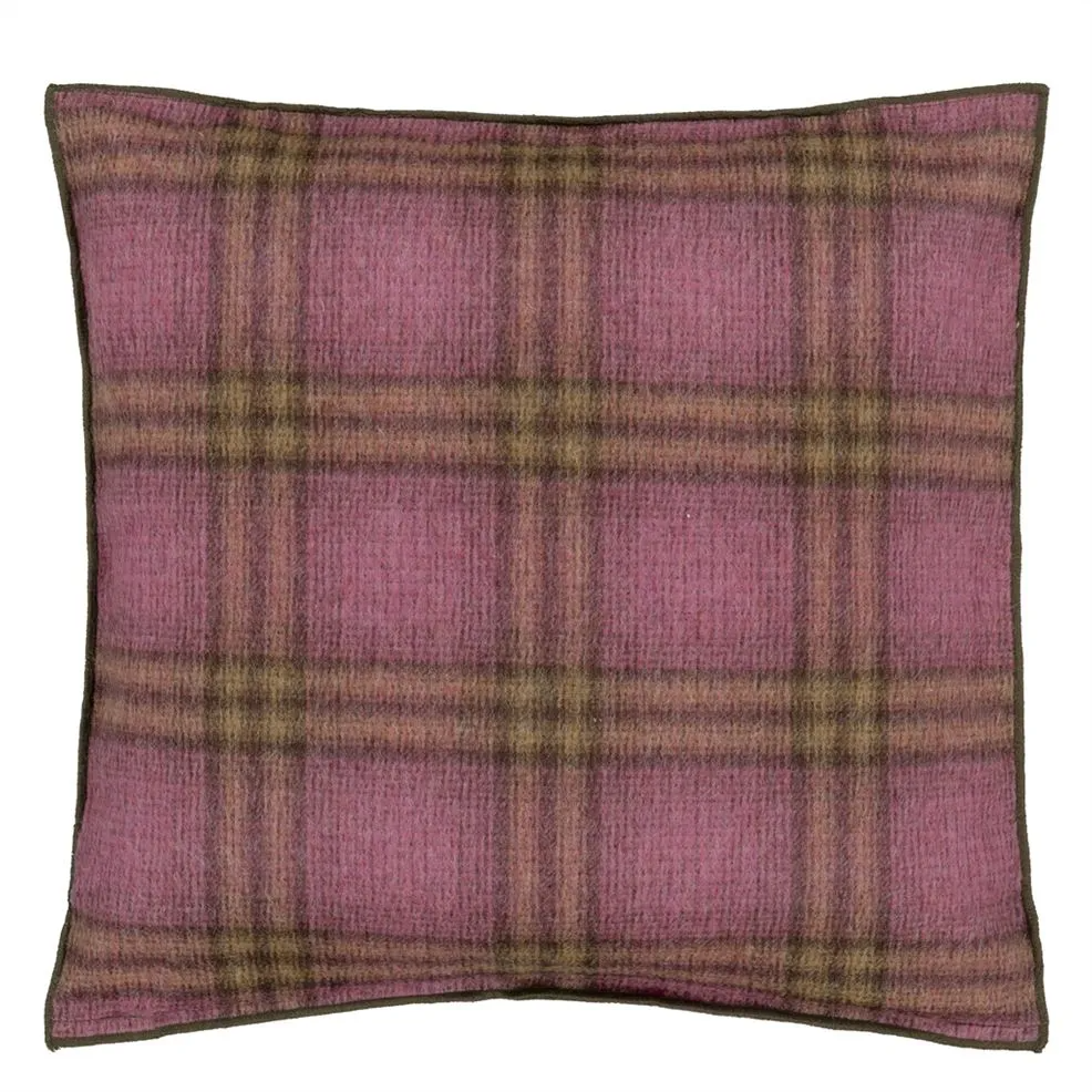 Abernethy Peony Wool Cushion - Designers Guild