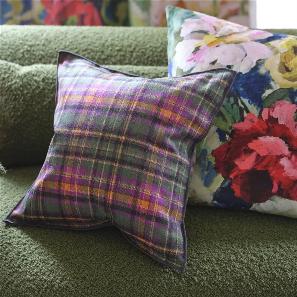 Abernethy Amethyst Wool Cushion - Designers Guild