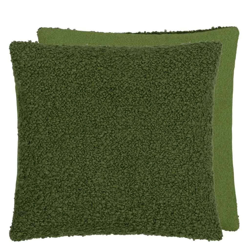 Cormo Emerald Boucle Cushion - Designers Guild