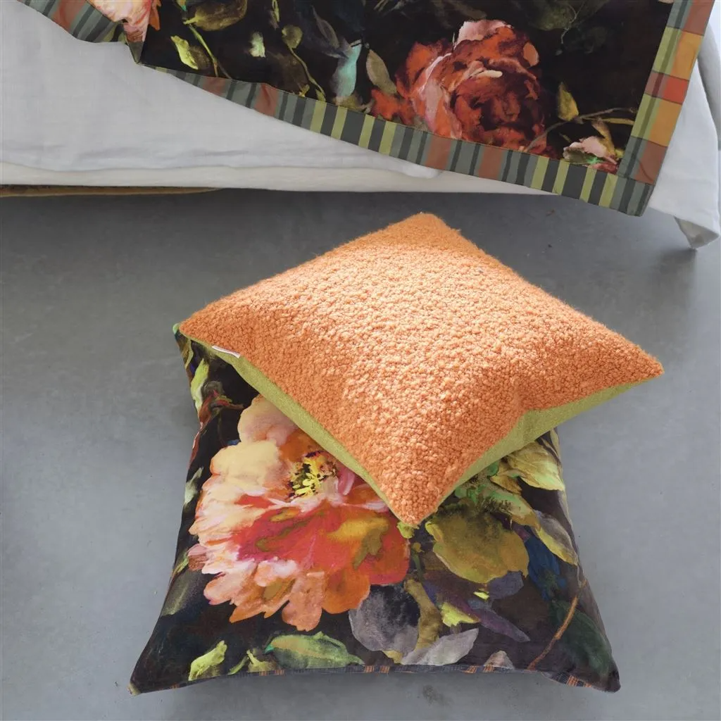 Cormo Persimmon Boucle Cushion - Designers Guild