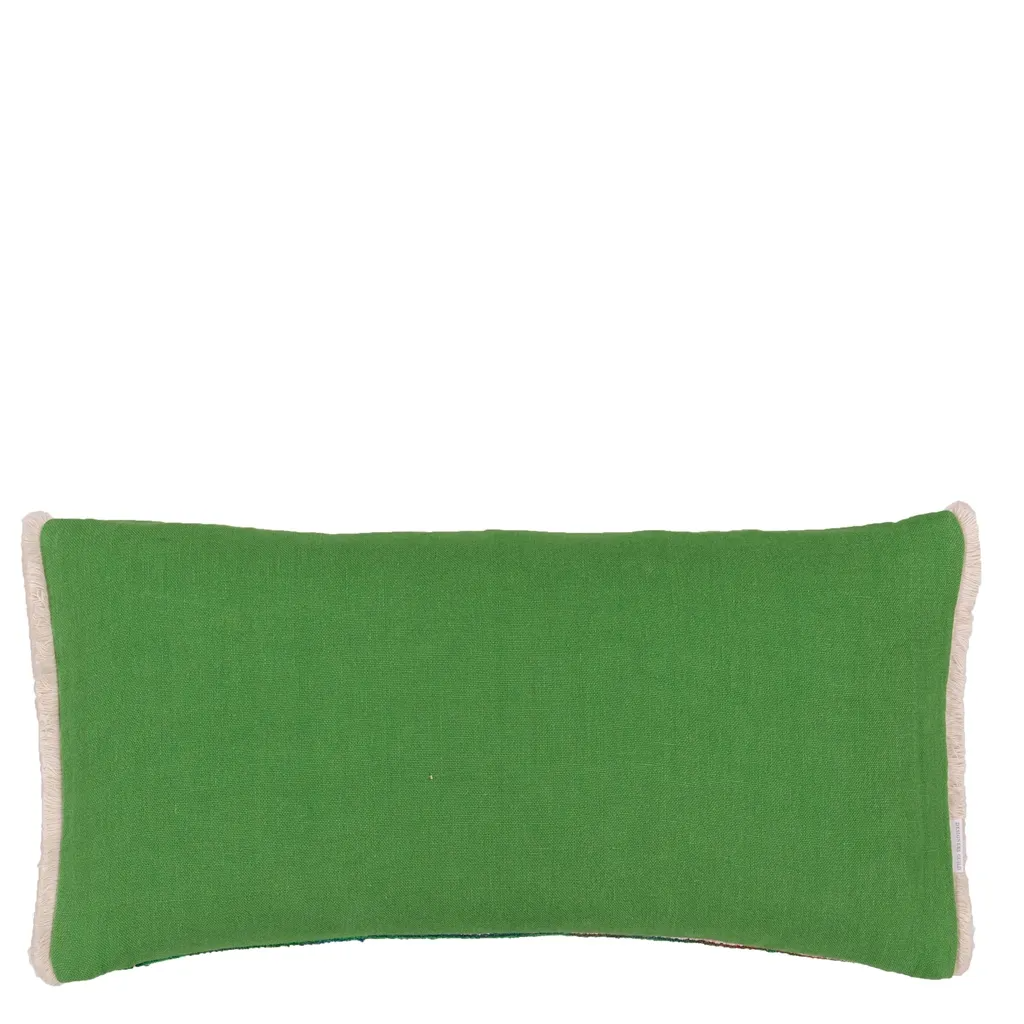 Sakiori Cobalt Boucle Cushion - Designers Guild
