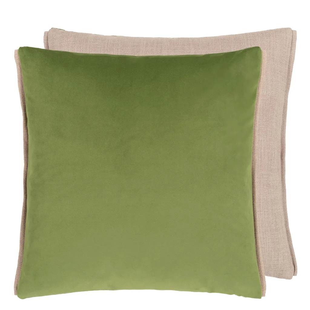 Velluto Emerald Velvet Cushion - Designers Guild