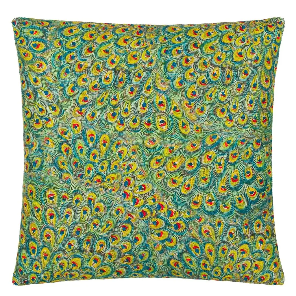 Peacock Emerald Cushion - Designers Guild