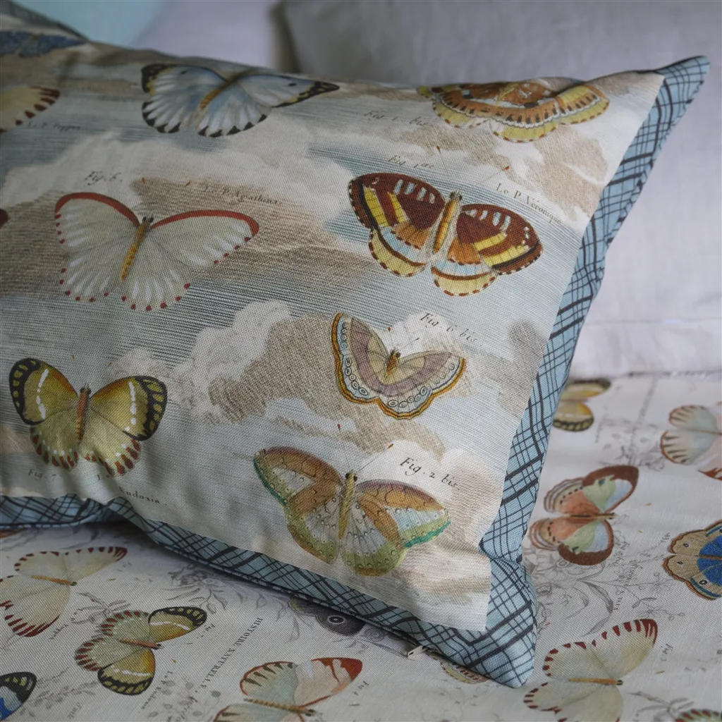 Butterfly Studies Parchment Cushion - Designers Guild