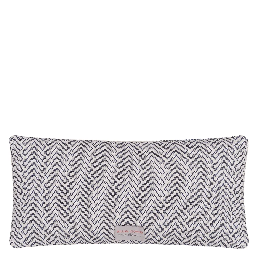 Saldes Indigo Outdoor Cushion - Designers Guild