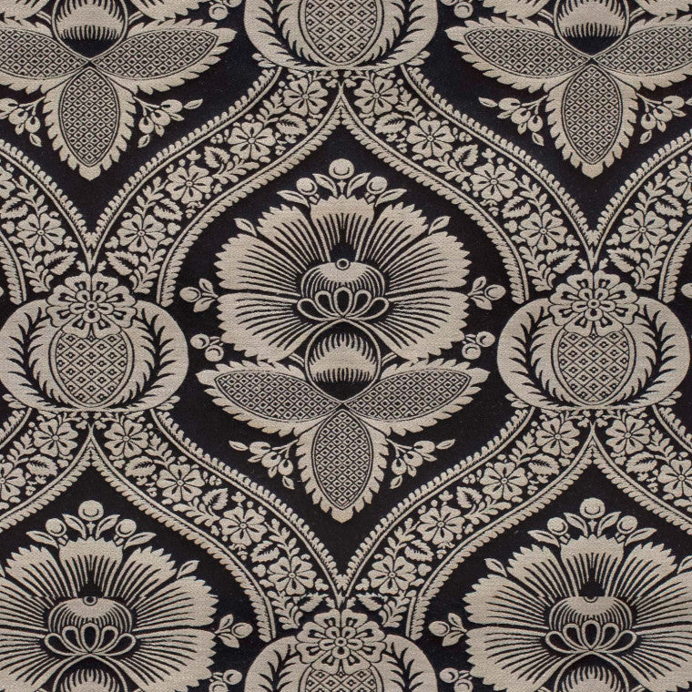 CHARTWELL Ebony Woven Fabric - Warner House