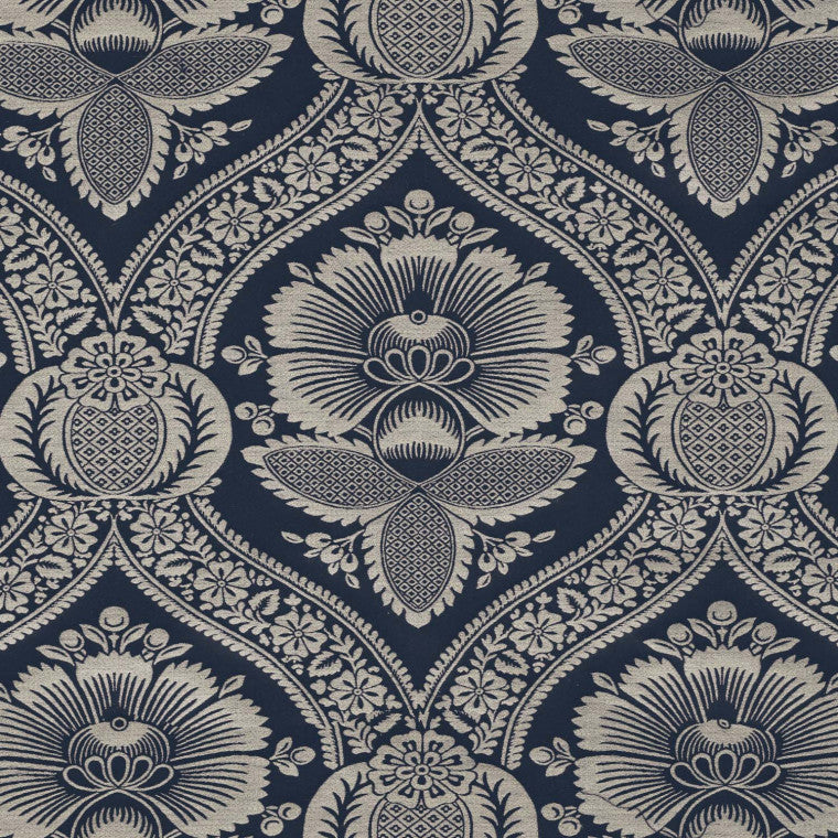 CHARTWELL Indigo Woven Fabric - Warner House