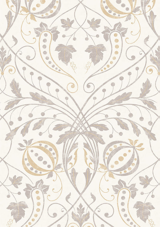 Chateau Wallpaper - Cream - Lewis & Wood