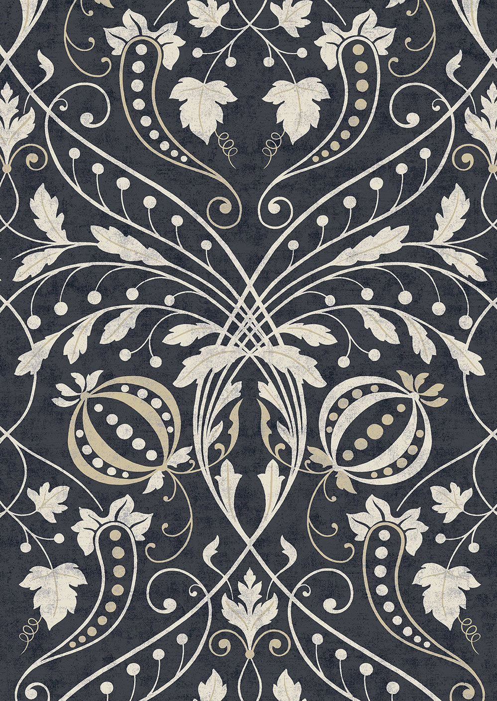 Chateau Wallpaper - Blue - Lewis & Wood