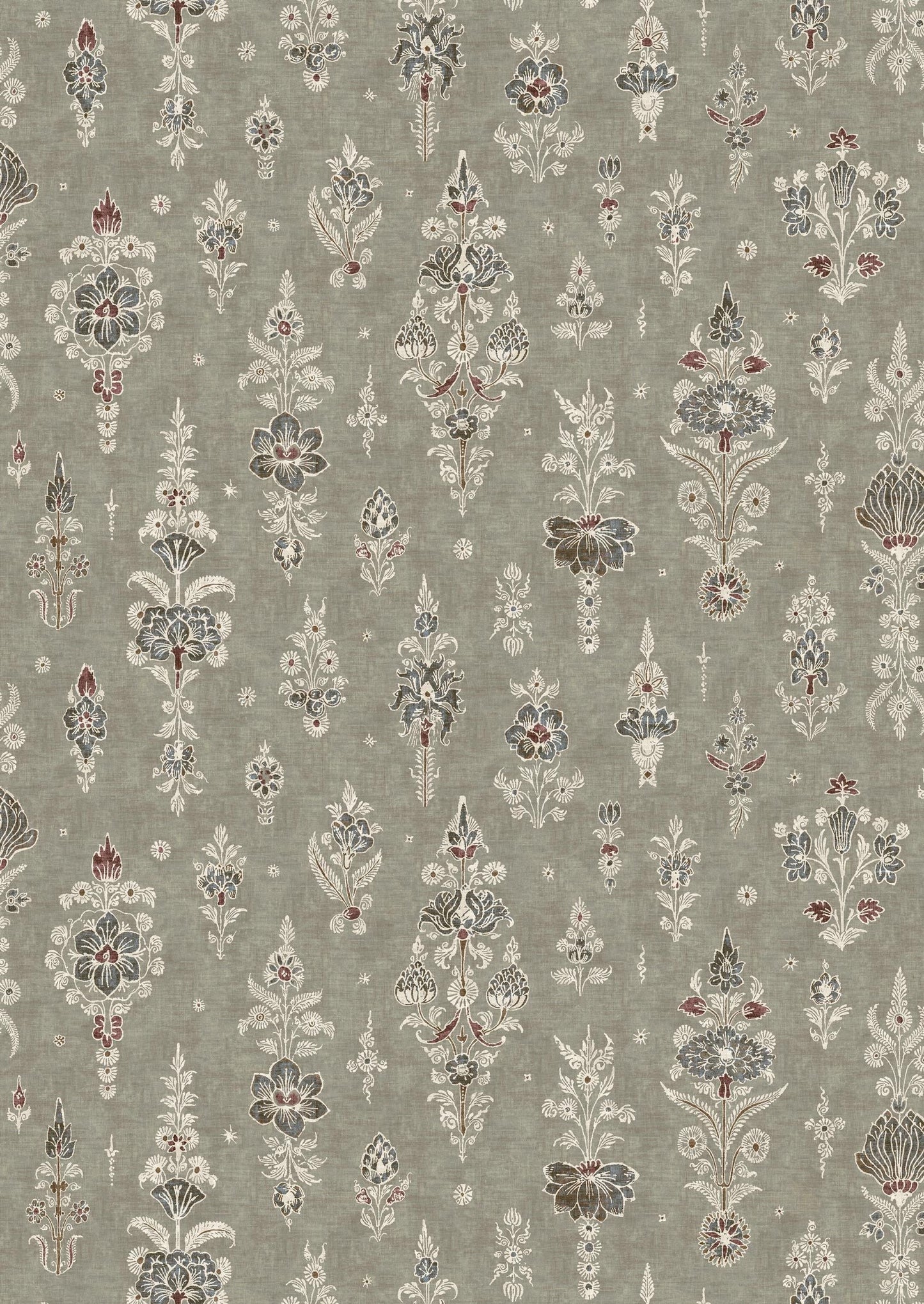 Citadel Fig Wallpaper - Gray - Lewis & Wood