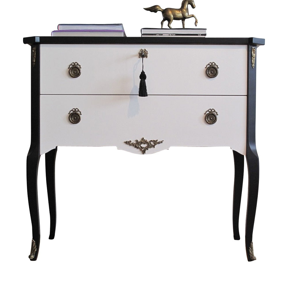 (747) Coco Chanel Gustavian Louis XV Style Chest (Single)