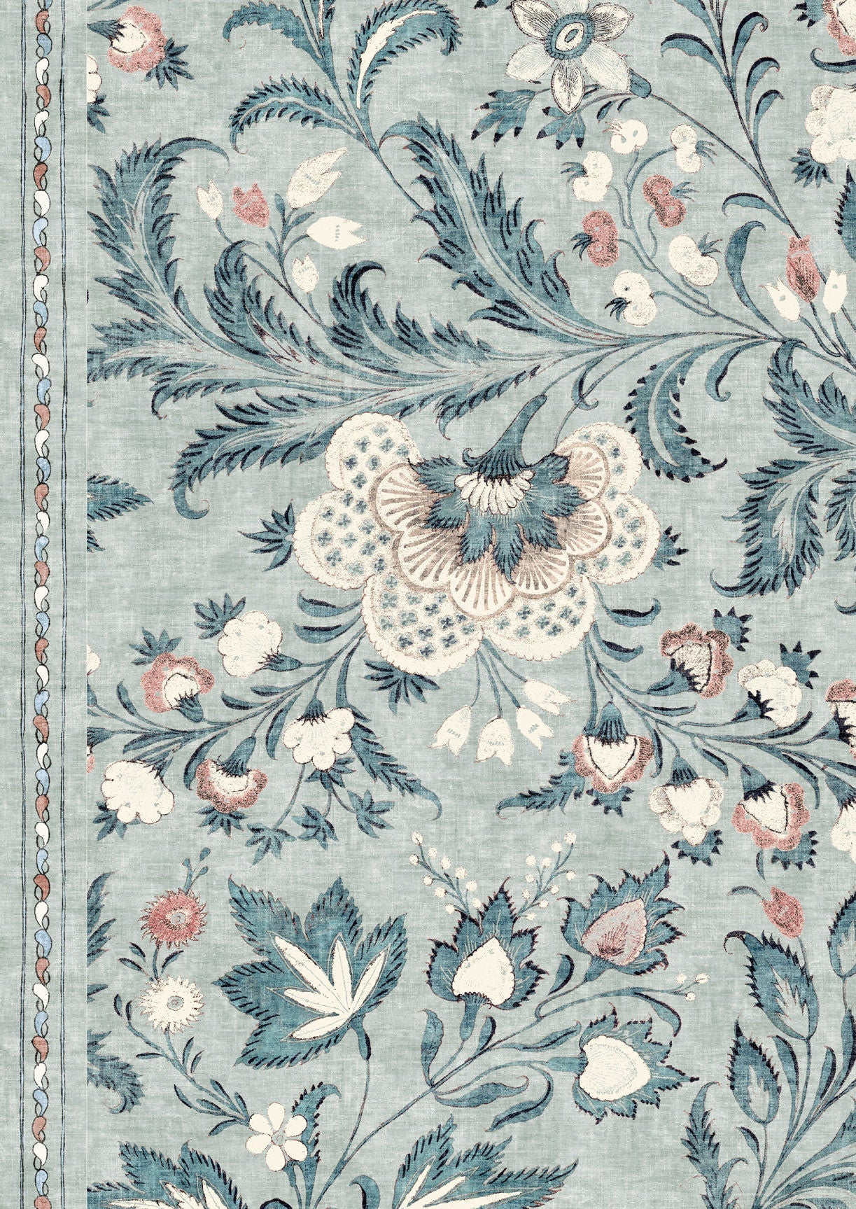 Coromandel Wallpaper - Blue 