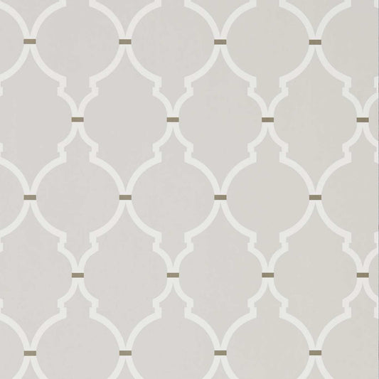 Empire Trellis Wallpaper - Silver