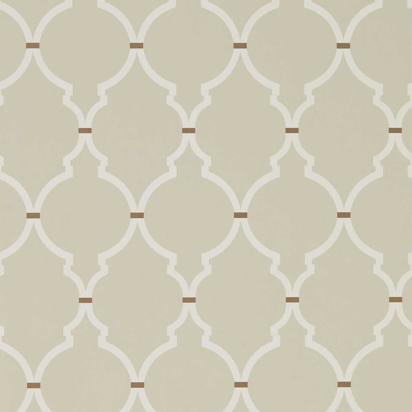 Empire Trellis Wallpaper - Cream