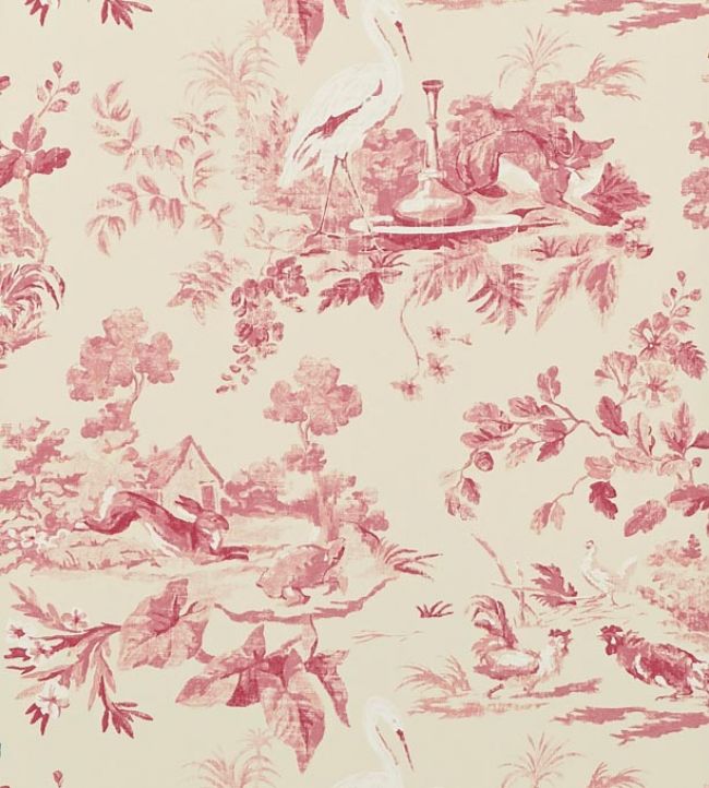 Aesop’s Fables Wallpaper - Pink