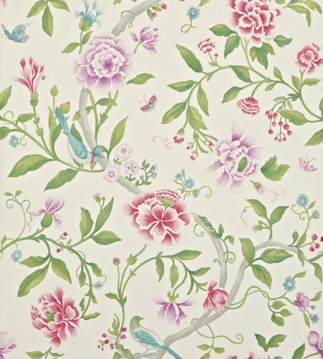 Porcelain Garden Wallpaper - Purple