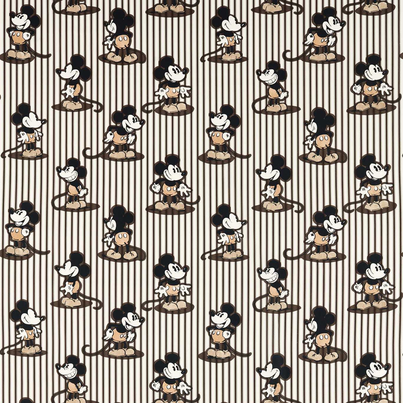 Mickey Stripe Humbug Fabric