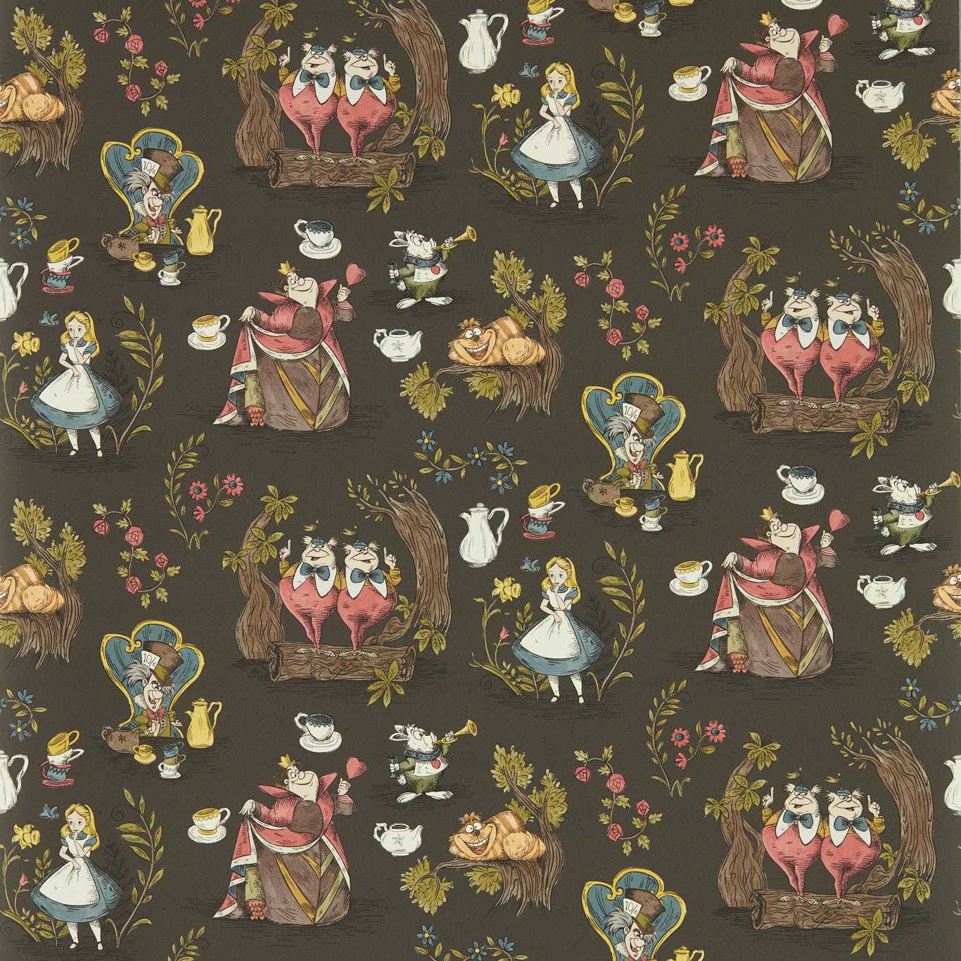 Alice In Wonderland Chocolate Wallpaper