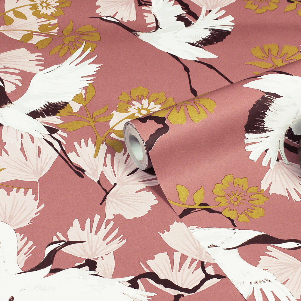 Demoiselle Wallpaper - Pink