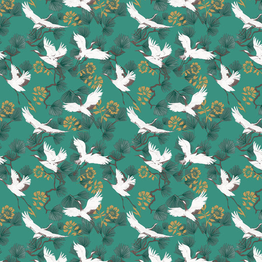 Demoiselle Wallpaper - Green
