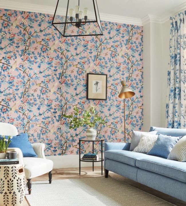 Caverley Room Wallpaper - Blue