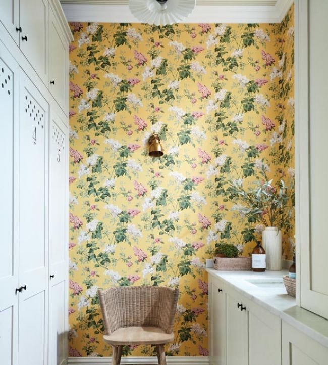 Sommerville Room Wallpaper - Yellow