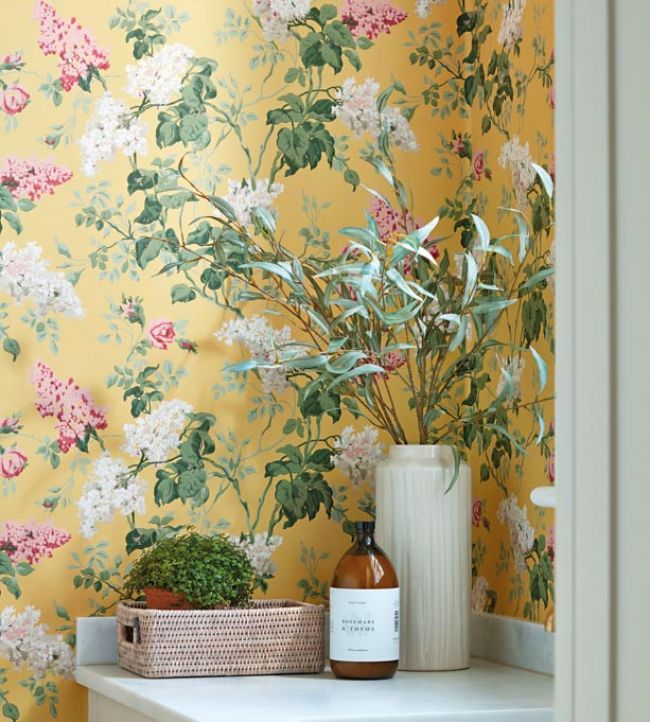 Sommerville Room Wallpaper 2 - Yellow