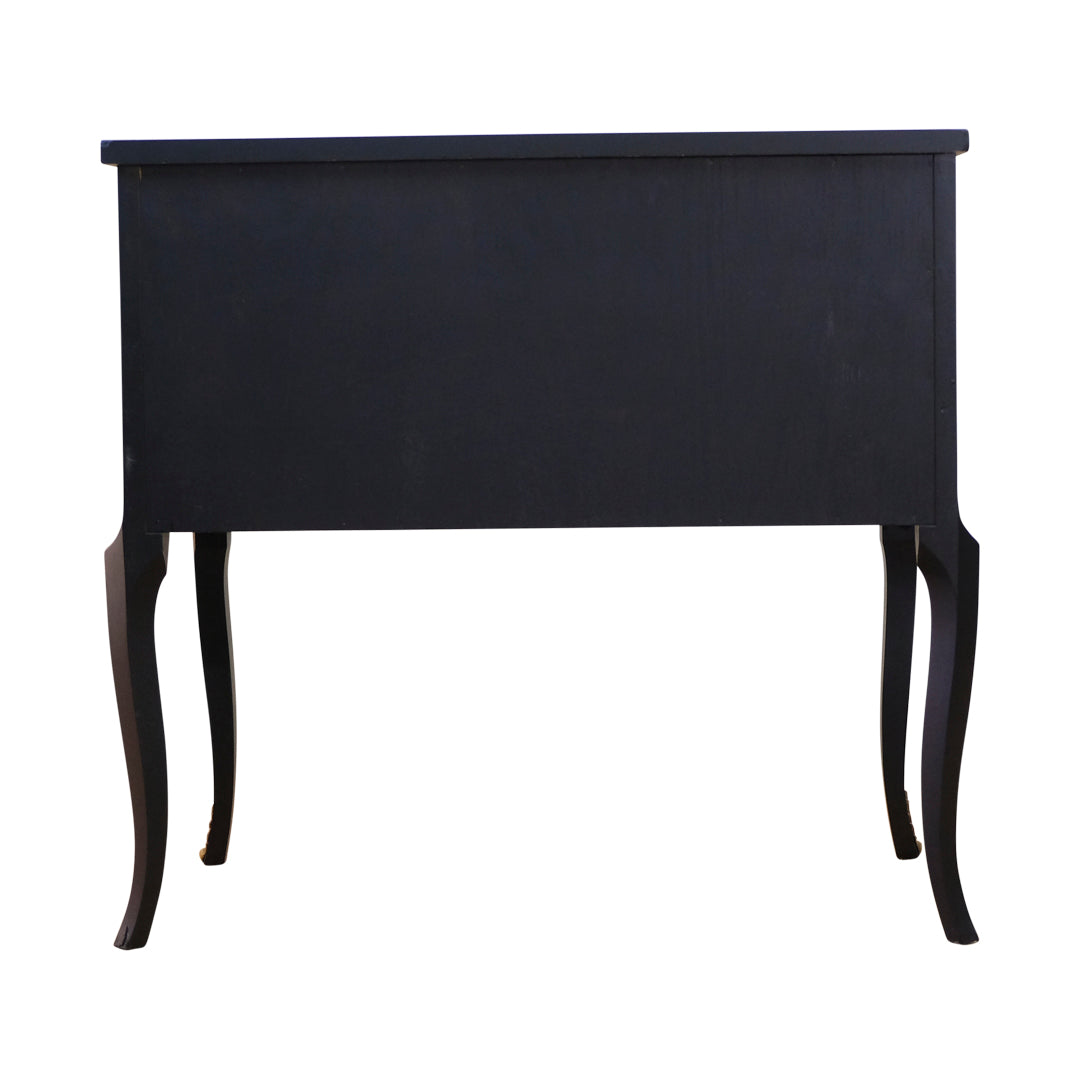 (715) Gustavian Style Commode with Christian Lacroix Birds Design