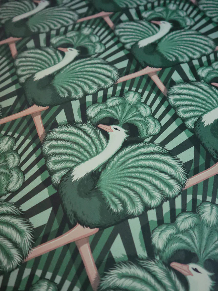 Zsa Zsa 'Bottle Green' Recycled Room Velvet Fabric