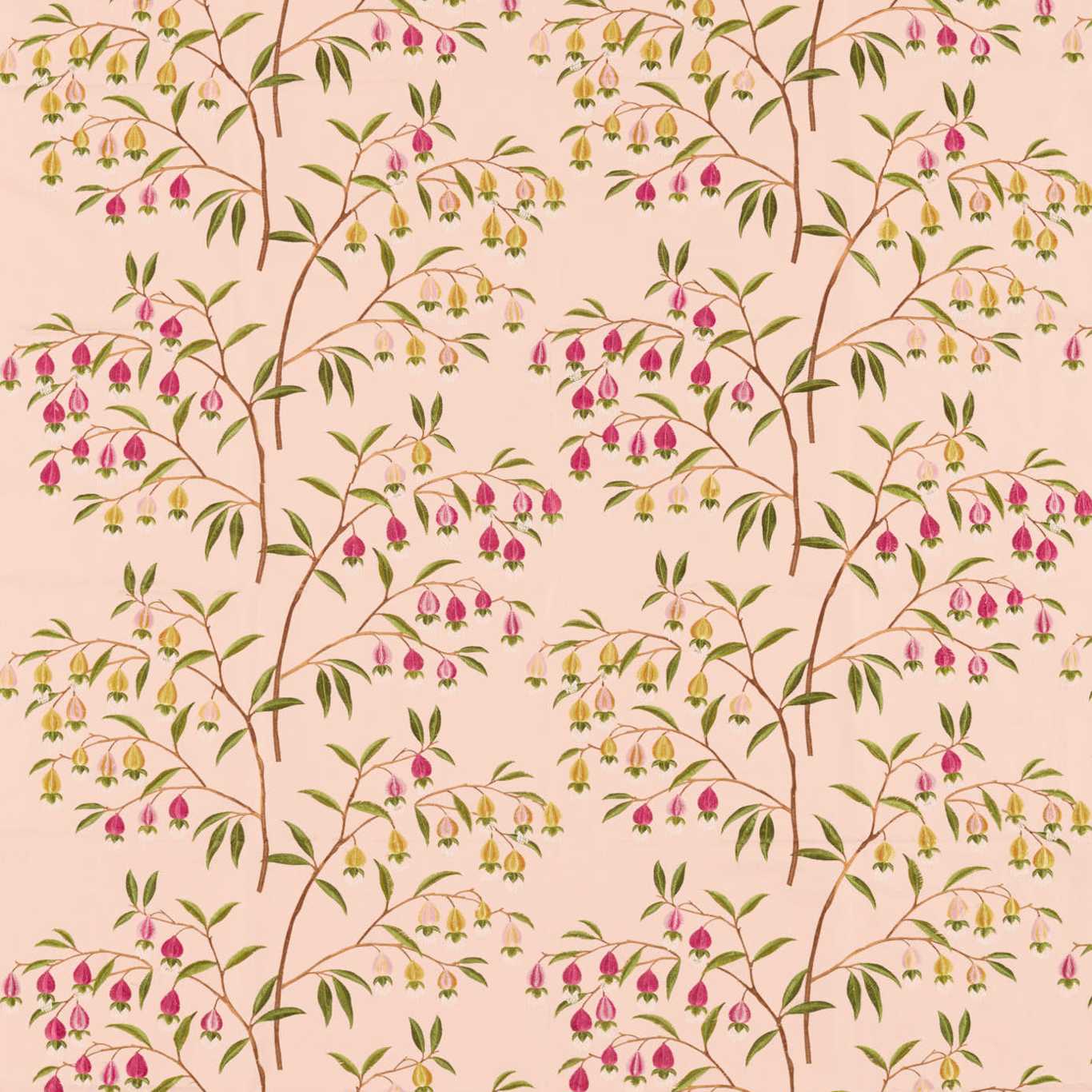 Chinese Lantern Fabric - Pink