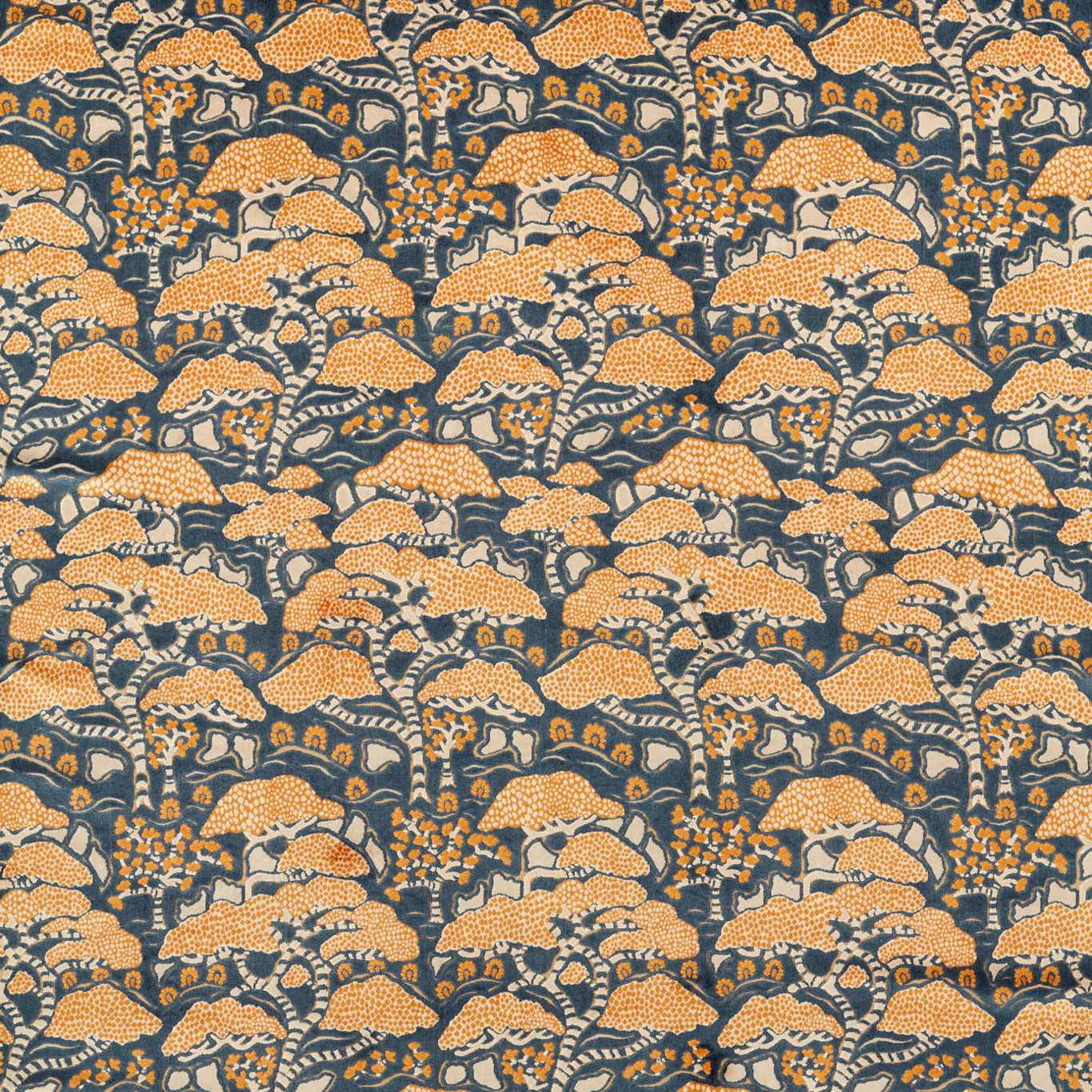 Bonsai & Gingko Fabric - Sand