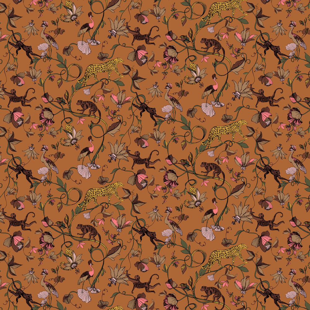 Exotic Wildlings Wallpaper - Sand