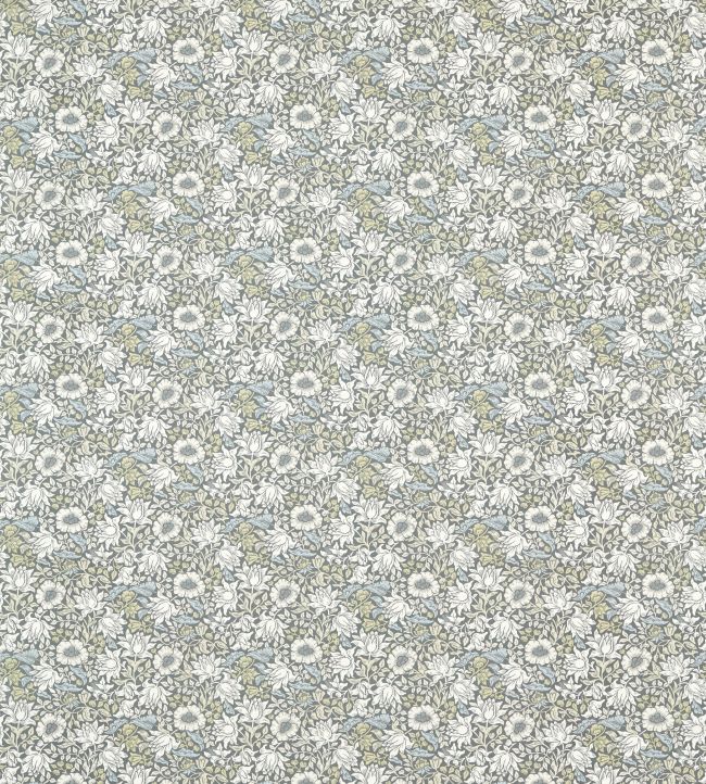 Mallow Fabric - Gray - Clarke & Clarke - William Morris