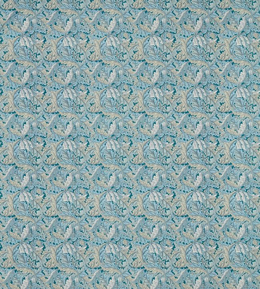 Acanthus Fabric - Blue - Clarke & Clarke - William Morris