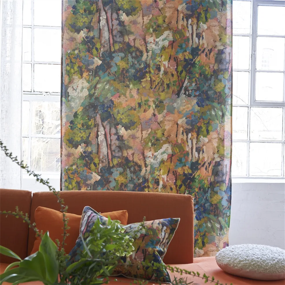 Foret Impressionniste Forest Room Fabric