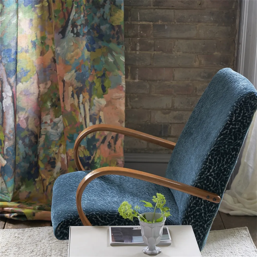 Foret Impressionniste Forest Room Fabric