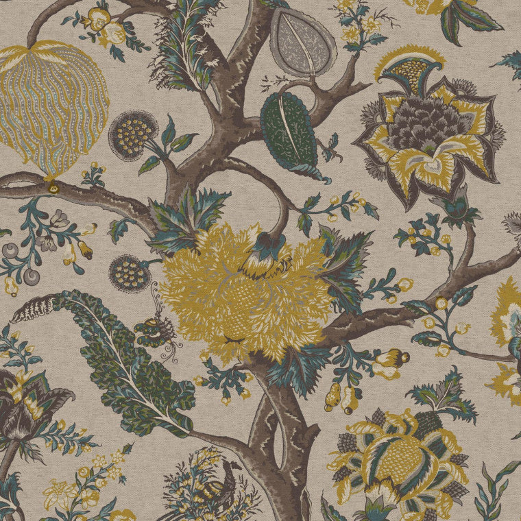 FLAME OF THE FOREST Palm Outdoor Fabric - Warner House