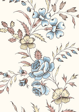 Fleurie Wallpaper - Cream - Lewis & Wood
