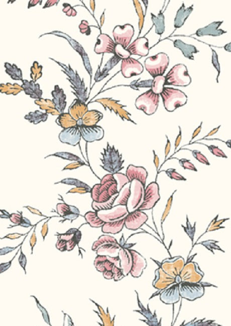 Fleurie Wallpaper - Red - Lewis & Wood