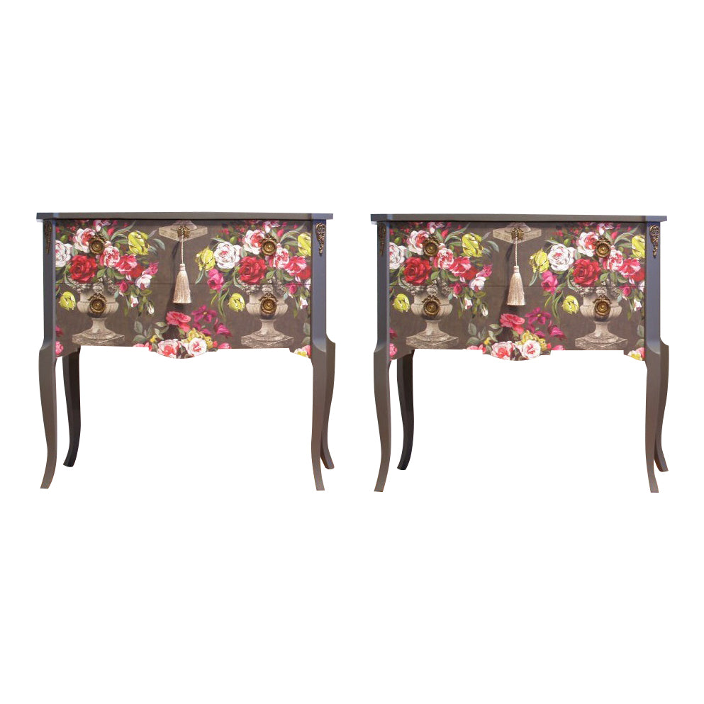 (715-2) Classic Louis XV Style Chests - Pair