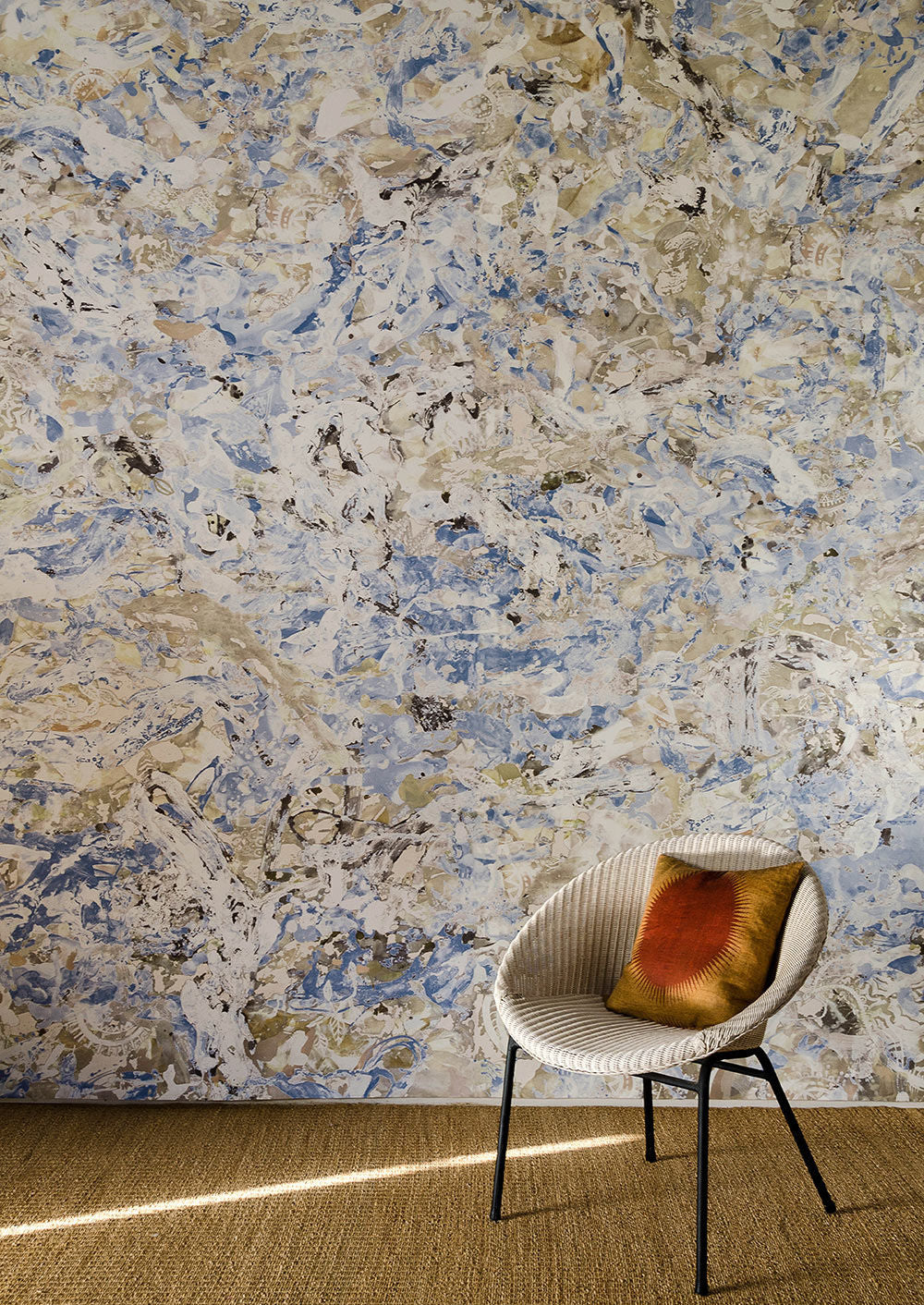 Force 9 Room Wallpaper - Blue